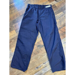 Carhartt FR Pants Mens 32x30 Flame Resistant Washed Duck Work Dungaree Blue